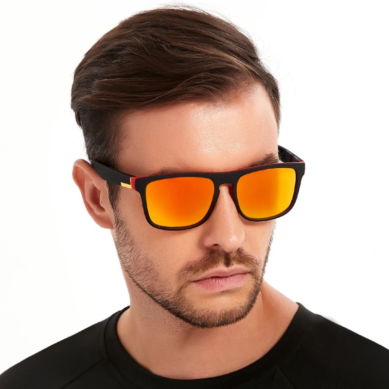 ファッションヴィンテージスクエアスポーツサングラス男性女性釣 - Women'S Fashion Eyewear のレビューと価格