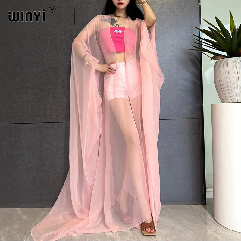 Winyiビーチセクシーなカバーアップ水着女性のための水着水 - Women'S Fashion Kimono のレビューと価格