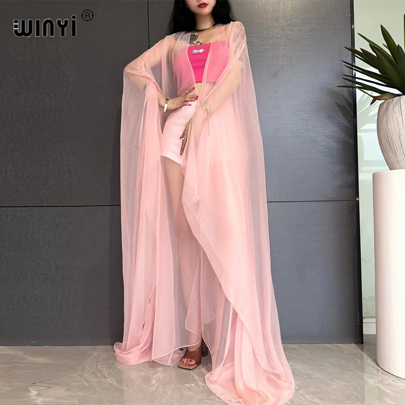 Winyiビーチセクシーなカバーアップ水着女性のための水着水 - Women'S Fashion Kimono のレビューと価格