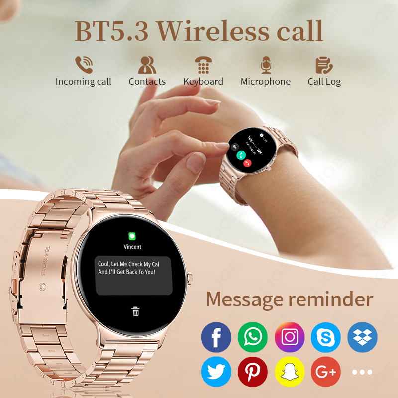 2025True AMOLED スマートウォッチレディース画 - Women'S Day Fashion Show のレビューと価格