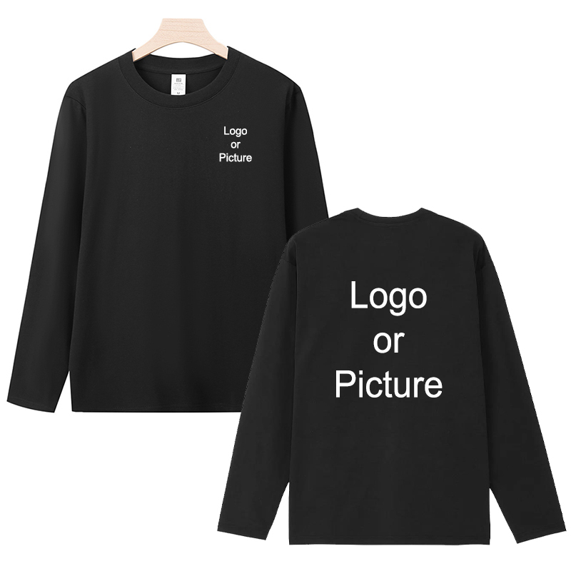 カスタマイズされた綿長袖 Tシャツ男性ファッション人格プリン - Women Fashion Images のレビューと価格