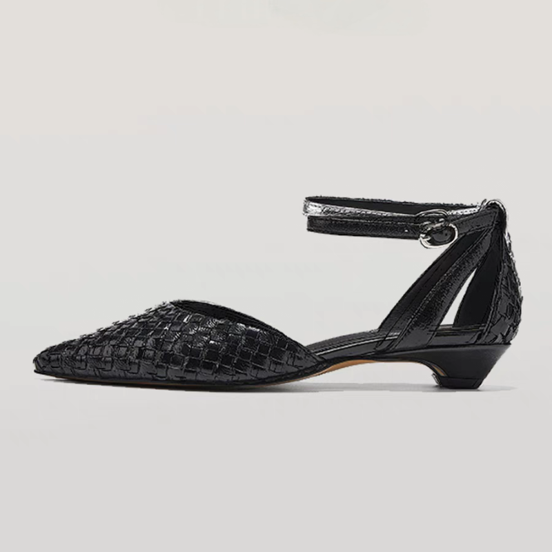 ポインテッドトゥローヒールレディースエレガントサンダルシュー - Women'S Fashion Brand Shoes のレビューと価格