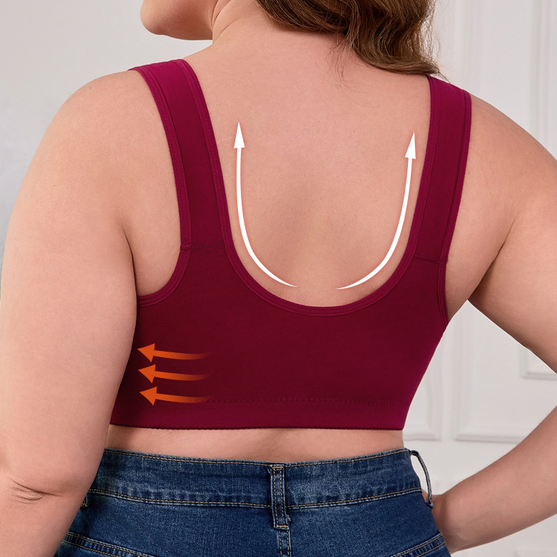 XL-7XL プラスサイズ フロントバックルブラジャー レデ - Women'S Fashion Gifts のレビューと価格